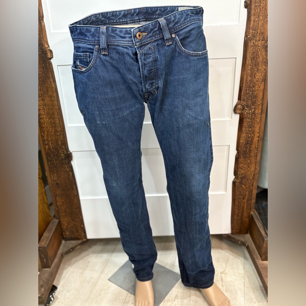 Diesel Industry Men’s Jeans Blue Button Fly Denim Size 34x32 100% Cotton
